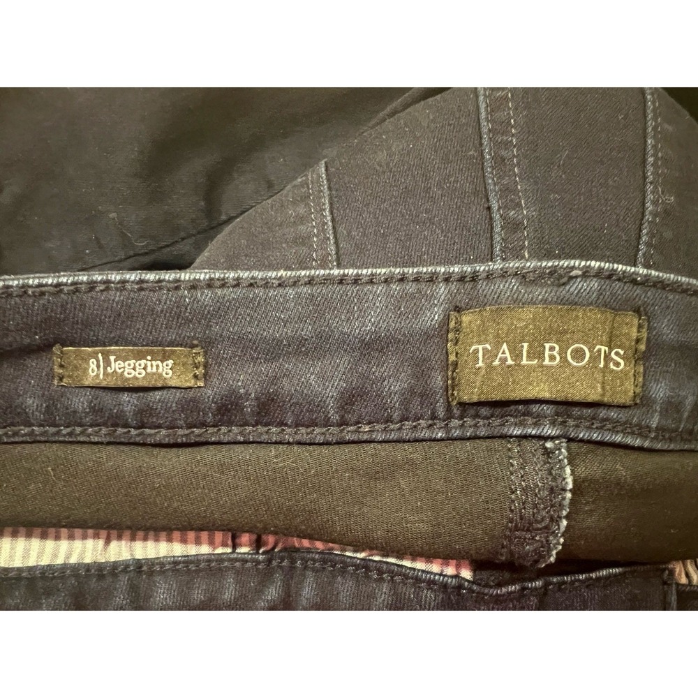 Talbots Simply Flattering Dark Wash Jegging Jeans Blue Womens Size 8 - Picture 4 of 8